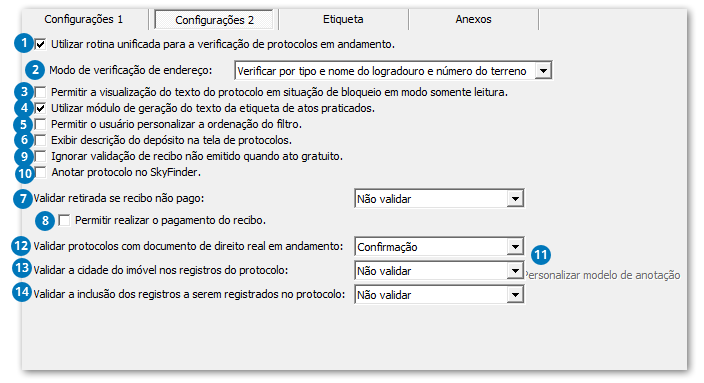 Configurações 2