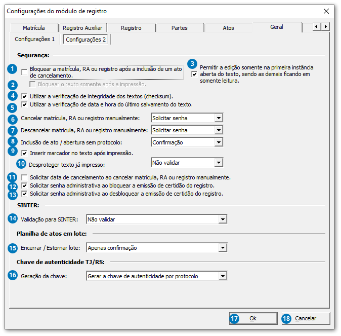 Configurações 2