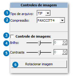 Controles de imagem