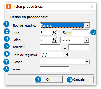 Manutenção de procedência - Torrens