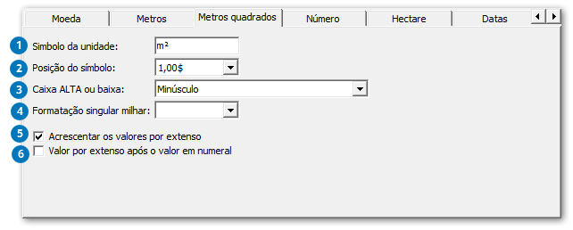 Metros quadrados