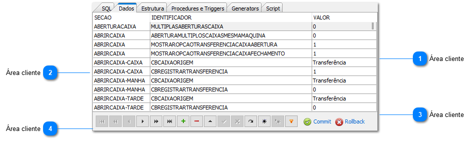 Manutenção do Banco de Dados - Dados