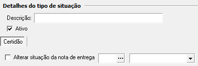 1. Detalhes do tipo de situação