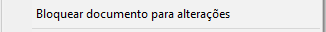 13. Bloquear documento para alterações