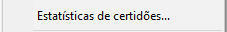 5. Estatísticas de certidões...