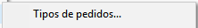 1. Tipos de pedidos...