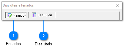 Dias úteis e feriados