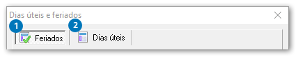 Dias úteis e feriados