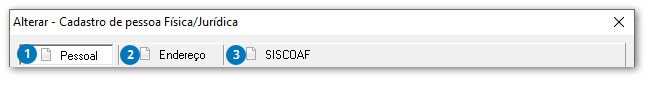 Cadastro de pessoa Física/Jurídica